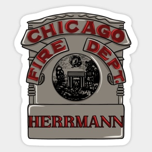 Christopher Herrmann | Chicago Fire Badge Sticker